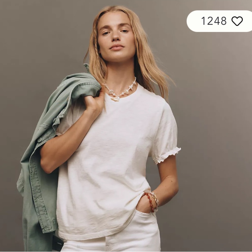 Pilcro Classic White Tee